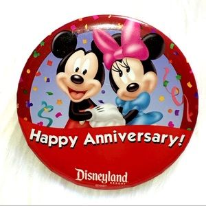 Disneyland Resort Happy Anniversary! Souvenir Button Pin